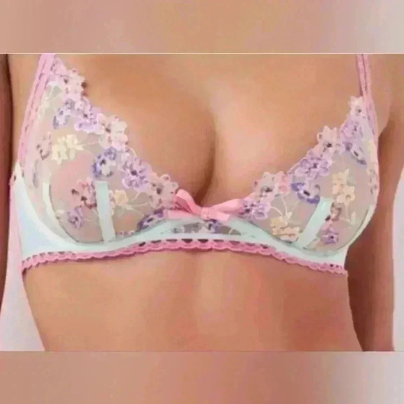 For Love And Lemons Other - Pansy Bouquet Bra